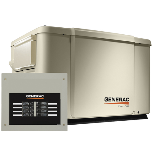 6998 Generador Residencial Gas 7.5kw c/Transfer 50A Generac