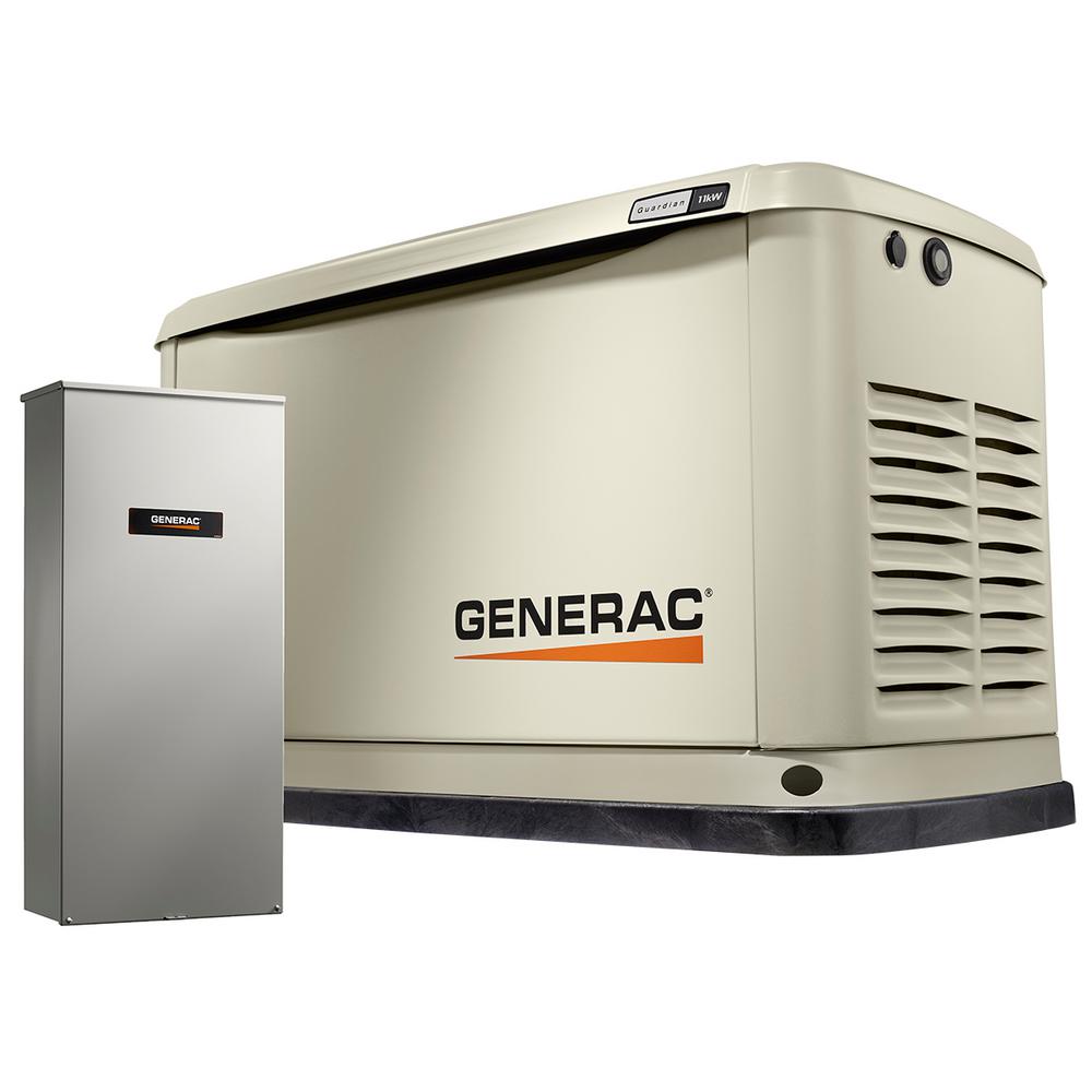 7172 Generador Residencial a Gas 10/9kw C/Transfer 100A Generac